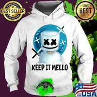 Vintage Marshmallow Dancing DJ Music Gift For Fans & Lovers T-Shirt Hoodie
