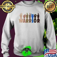 Warrior black lives matter sign language s Sweater