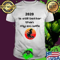 2020 Is Still Better Than My Ex-Wife Witch Halloween Shirt