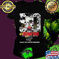50 corey crawford chicago blackhawks 2006 2020 thank for the memories signatures s Ladies tee
