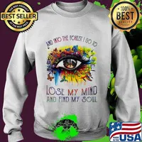 And into the forest i go to lose my mind and find my soul eye butterfies s Sweater