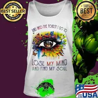 And into the forest i go to lose my mind and find my soul eye butterfies s Tank top
