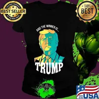 And The Winner Is Trump 2020 Shirt Ladies tee