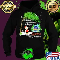 Charlie brown and snoopy it's the most wonderful time of the year all hearts come home for christmas s Hoodie