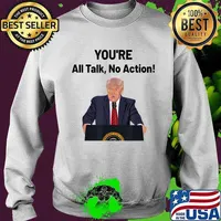 Donald Trump Biden Debate All Talk No Action Meme Shirt Sweater