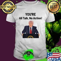 Donald Trump Biden Debate All Talk No Action Meme Shirt