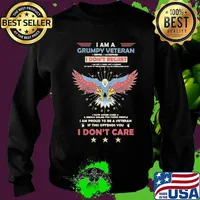 Eagles i am a grumpy veteran i don't regret i am not a hero not a legend i don;t care s Sweater