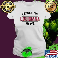 Excuse the louisiana in me vintage s Ladies tee