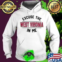 Excuse the west virginia in me vintage s Hoodie