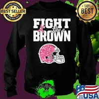 Fight like a cleveland brown breast cancer awareness s Sweater