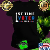 First time voter 2020 stars s Ladies tee
