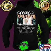 Gossip girl 13th anniversary 2007 2020 thank for the memories signatures s Hoodie
