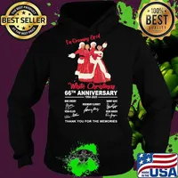 I'm dreaming of a white christmas 66th anniversary 1954 2020 thank for the memories signatures s Hoodie