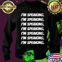I'm Speaking VP Debate Harris Kamala Quote Biden-Harris 2020 T-Shirt Sweater