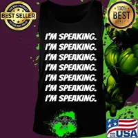 I'm Speaking VP Debate Harris Kamala Quote Biden-Harris 2020 T-Shirt Tank top