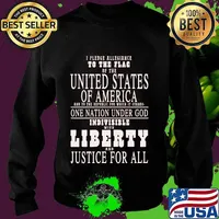 I pledge allegiance to the flag of the united states of america s Sweater