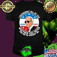 I represent all of you joe biden presidential debate 2020 shirt