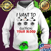 I Vant To Suction Your Blood Dental Assistant Halloween T-Shirt Hoodie