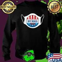 I voted by mail with a mask stars quarantine elections covid 19 s Sweater
