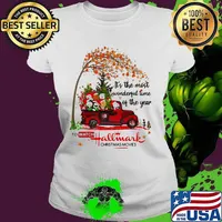 It's the most wonderful time of the year to watch hallmark christmas movies the peanuts leaves tree s Ladies tee