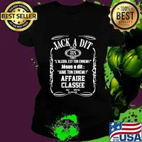 Jack A Dit L’alcool Est Ton Ennemi Jésus A Dit Aime Ton Ennemi Affaire Classée Shirt Ladies tee