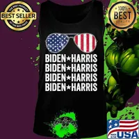 Joe Biden Kamala Harris 2020 Election Aviator Sunglasses T-Shirt Tank top