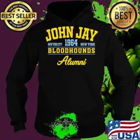 John jay new york city 1964 bloodhounds alumni s Hoodie