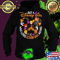 Just a disney girl who loves scooby-doo movies halloween s Hoodie