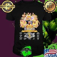 Los angeles lakers 2020 nba finals champions signatures shirt