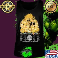 Los angeles lakers nba finals champions thank for the memories signatures s Tank top