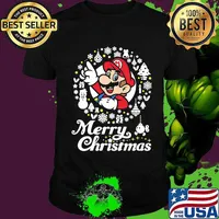 Mario ugly merry christmas shirt