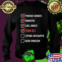Mark red murder hornets pandemic turn 21 years old birthday s Sweater