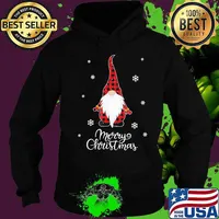 Merry christmas gnomes snow s Hoodie