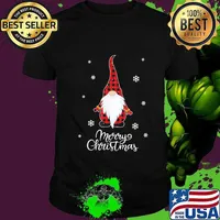 Merry christmas gnomes snow shirt