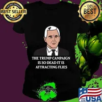 Mike Pence Fly Hair - Funny Debate Meme Design - Vice Long Sleeve T-Shirt Ladies tee