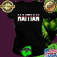 Official unapologetically haitian s Ladies tee