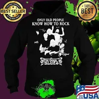 Only old people know how to rock the mood blues signatures s Hoodie