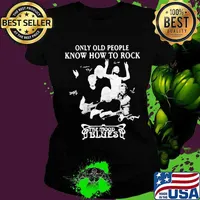 Only old people know how to rock the mood blues signatures s Ladies tee
