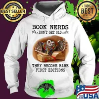 Owl book nerds don't get old they become rare first editions s Hoodie