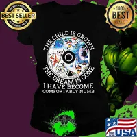Pink floyd band cd the child is grown the dream is gone and i have become comfortably numb s Ladies tee