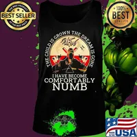 Pink floyd band the child is grown the dream is gone and i have become comfortably numb satan s Tank top