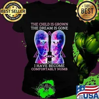 Pink floyd band the child is grown the dream is gone and i have become comfortably numb s Ladies tee