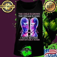 Pink floyd band the child is grown the dream is gone and i have become comfortably numb s Tank top