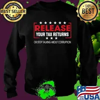 Release your tax returns trump biden 2020 president s Sweater