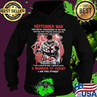 September man the devil whispered in my ear you're not strong enough to you're not strong enough to withstand the storm s Hoodie