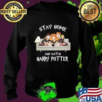 Stay home and watch harry potter family wear mask covid 19 s Sweater