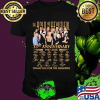 The bold and the beautiful 33rd anniversary 1987 2020 thank for the memories signatures shirt