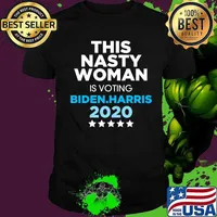 This Nasty Woman is Voting Biden Harris 2020 Election T-Shirt