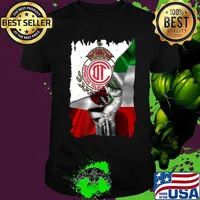 Toluca flag usa football club orgullo mexicano shirt