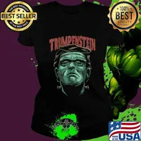 Trumpenstein Funny Trump Halloween Costume Frankenstein T-Shirt Ladies tee